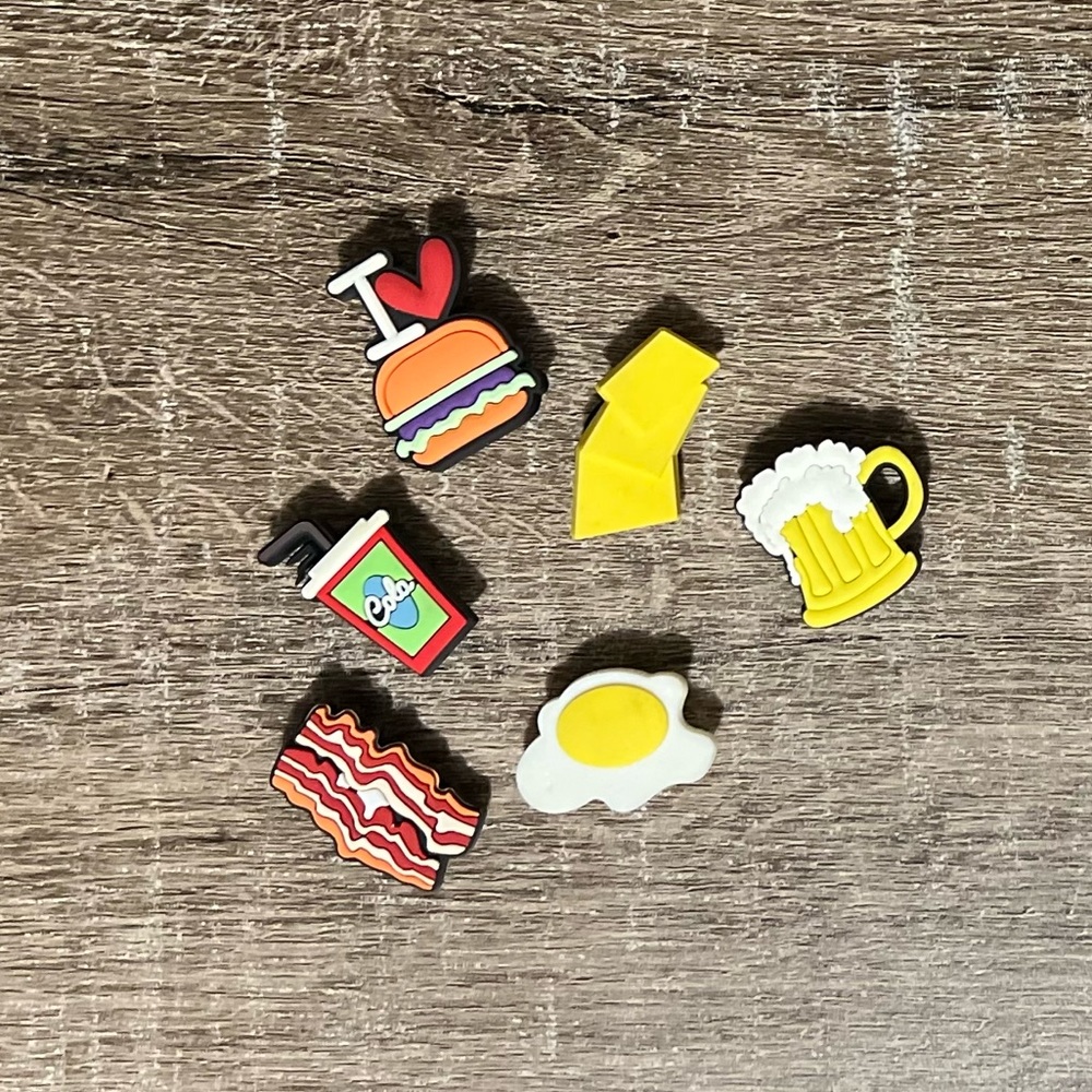 Crocs Jibbitz Style ‘Foodie’ 6-Pack of Charms